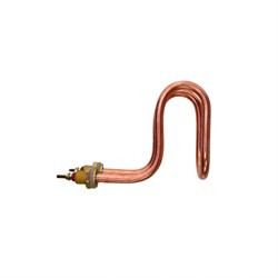 ТЭН 2000W, медь, М16, L130мм, межосевое расстояние 50мм, с гайкой, ф11 (10.221) 10.221 / Код: 4809 | Orenten.ru