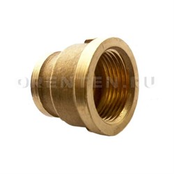 Муфта переходная STM 1  1/2" х 1" в/в латунь / Код: 3013 | Orenten.ru