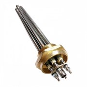 Блок тэнов KFL 001, нерж, 1/2", 8,5 мм, 4,5кВт, 30см, Т, G1,5" (D48мм) 68545Р / Код: 4064 | Orenten.ru