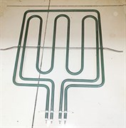 EP276 Нагревательный элемент ТЭН духовки верх. 800W/1500W 220V 29,5см/30,5см по планке крепления 39см EP276 / Код: 4015 | Orenten.ru