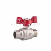 Кран шаровый STM с накид. гайкой 1" (бабочка) / Код: 3015 | Orenten.ru